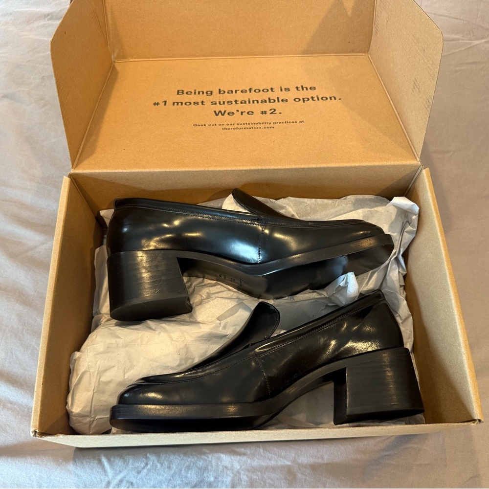 Reformation Noah Heeled Loafers 8.5 NIB - Picture 4 of 13